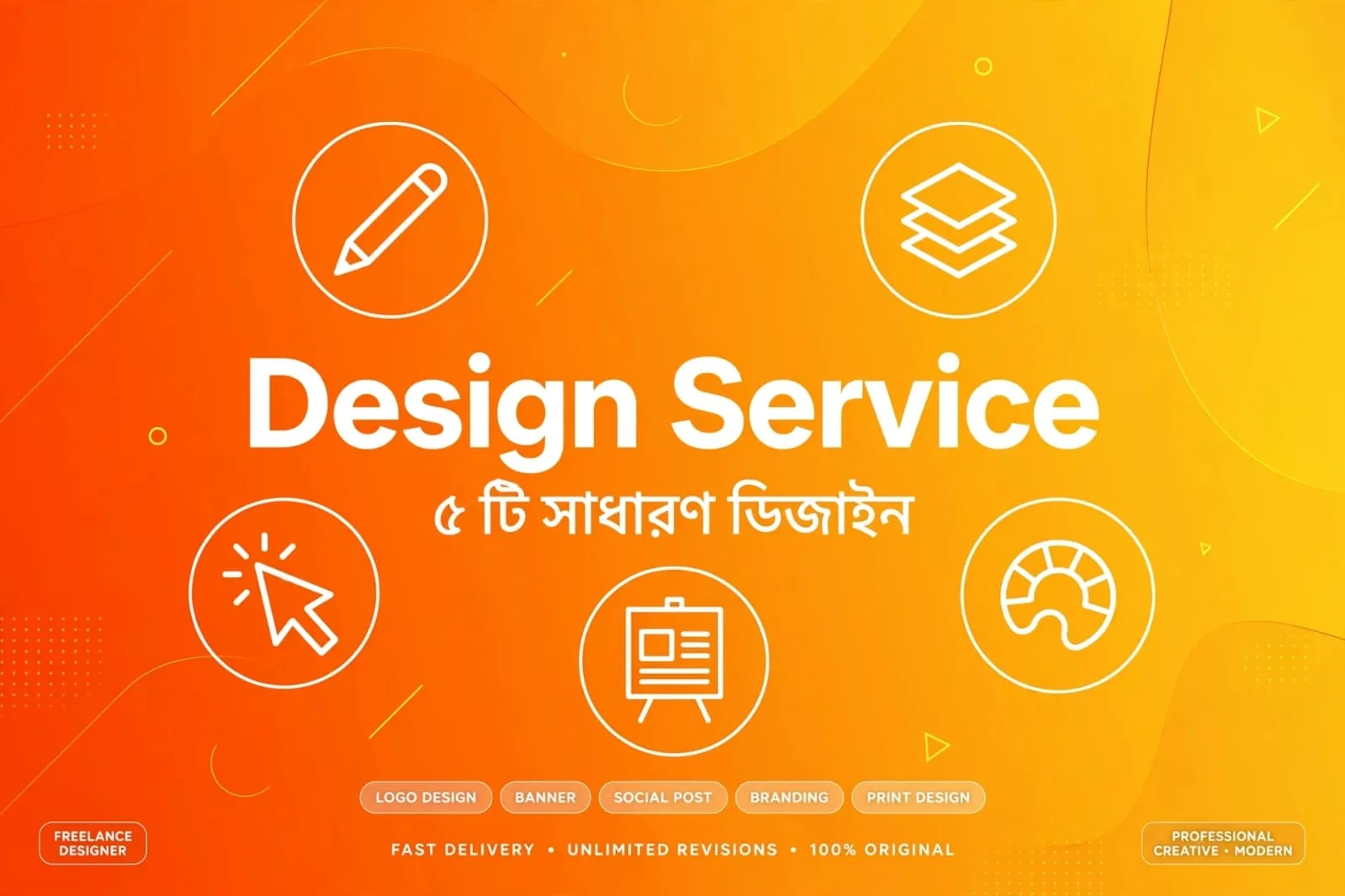 সাধারণ ডিজাইন তৈরি – Graphics on mehenot