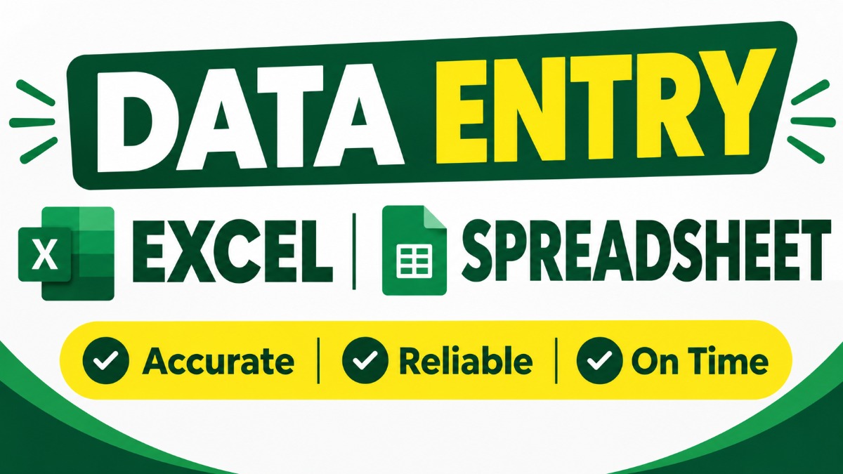 I will do accurate data entry and Excel spreadsheet work – Business on mehenot