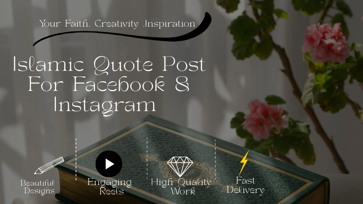 I will design Islamic quote posts for Facebook and Instagram – Social Media on mehenot