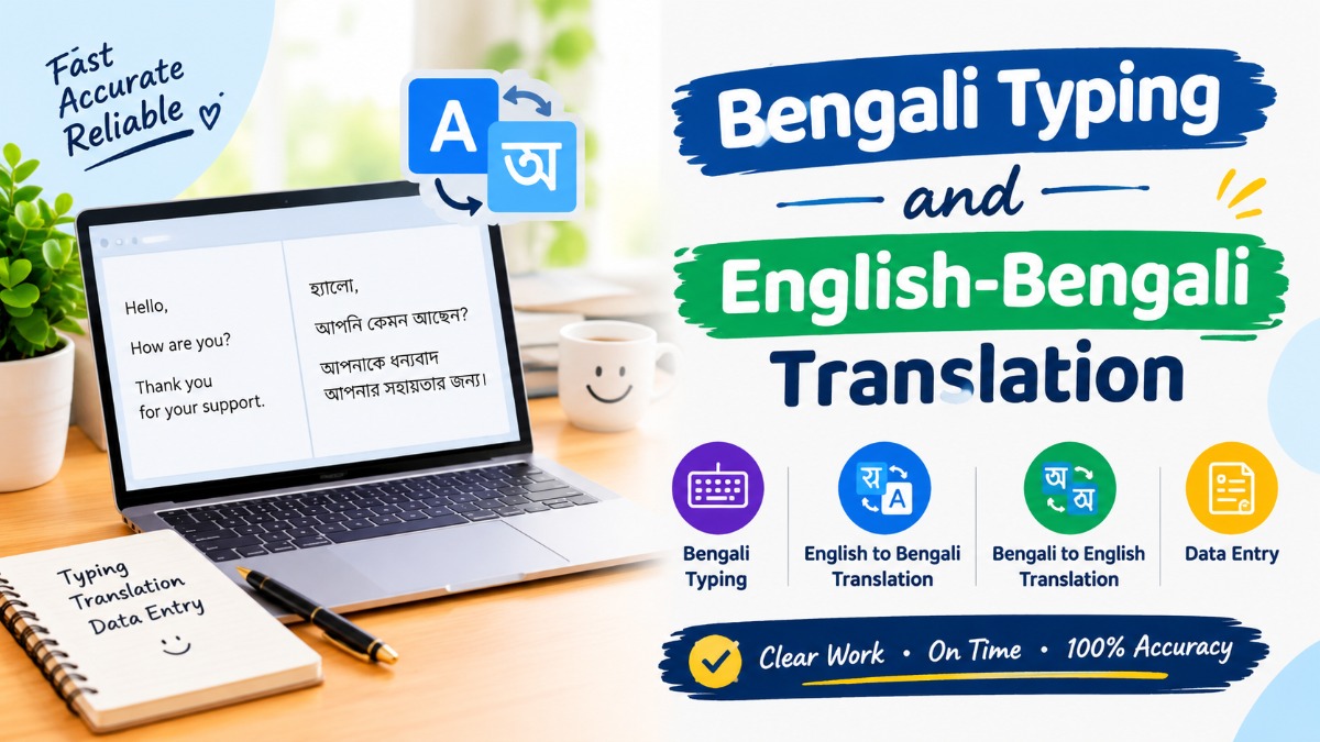 Bengali Typing and English-Bengali Translation