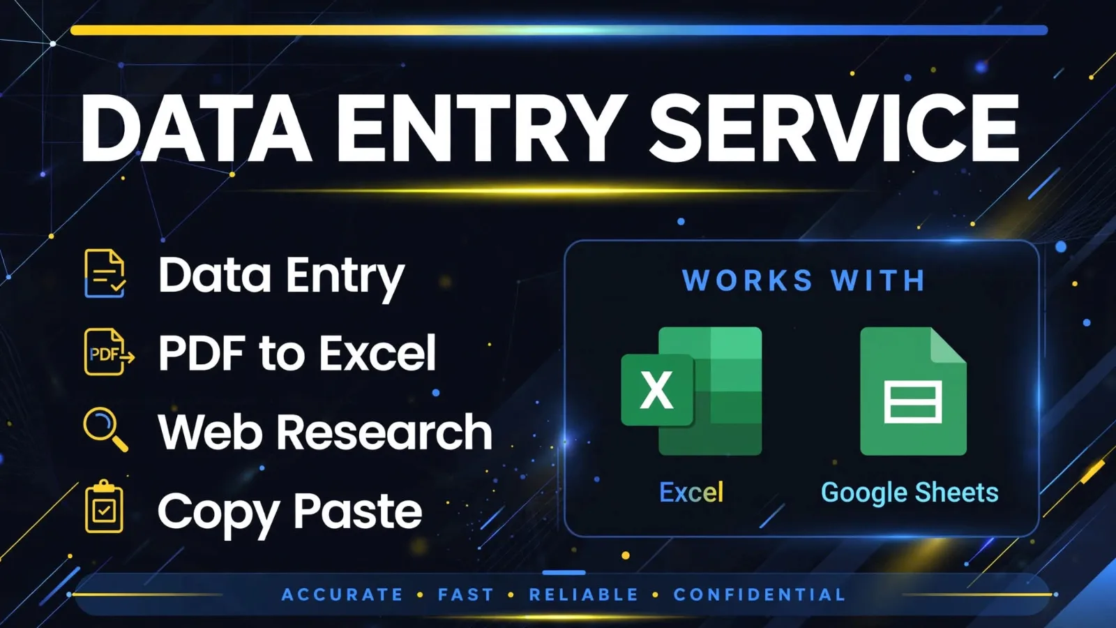 I will do accurate data entry, copy paste and PDF to Excel in 24 hours – Business on mehenot