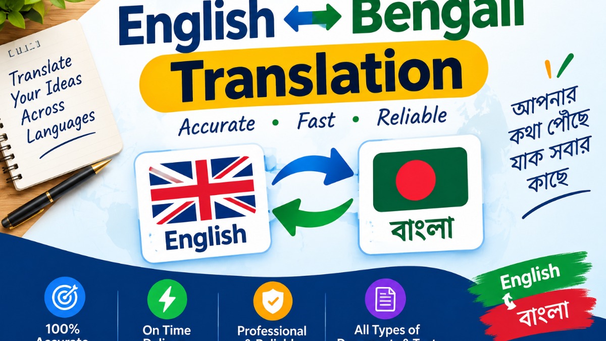 Professional English to Bengali and Bengali to English Translation – Writing on mehenot