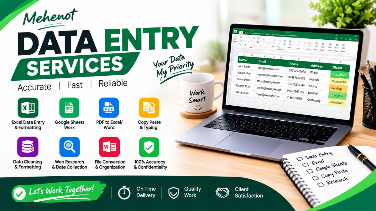 Excel & Google Sheets dashboards / automation